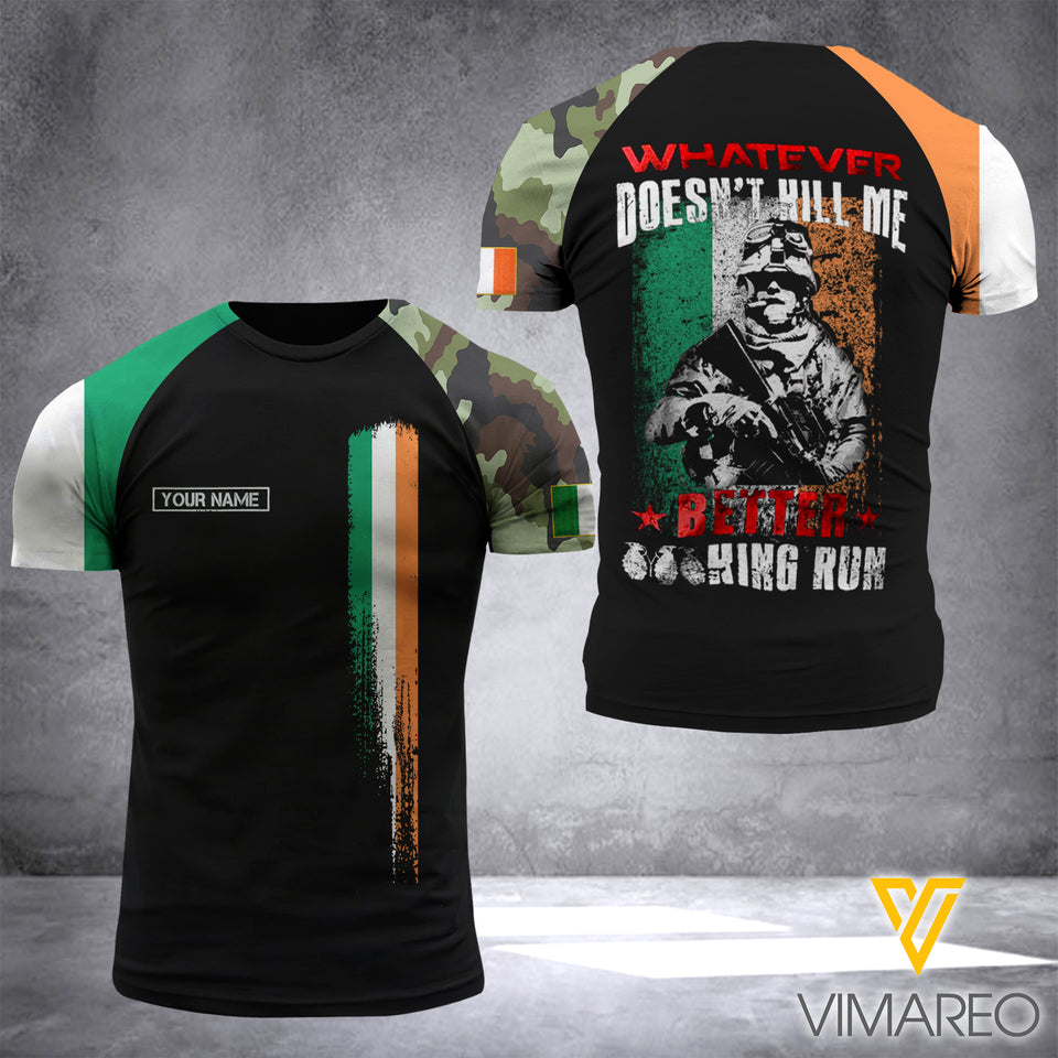 Customized Ireland Soldier 3D Printed Combat Shirt EZD150621