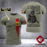 Customized Spanish Soldier 3D Printed Combat Shirt EZD1407