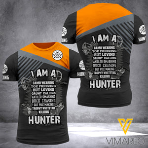 IM A HUNTER T SHIRT 3D PRINTED TMTL