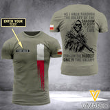 Customized Poland Soldier 3D Printed Shirt/Hoodie ZD064