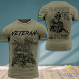 Sweden Soldier 3D Printed Combat Shirt EZD230721