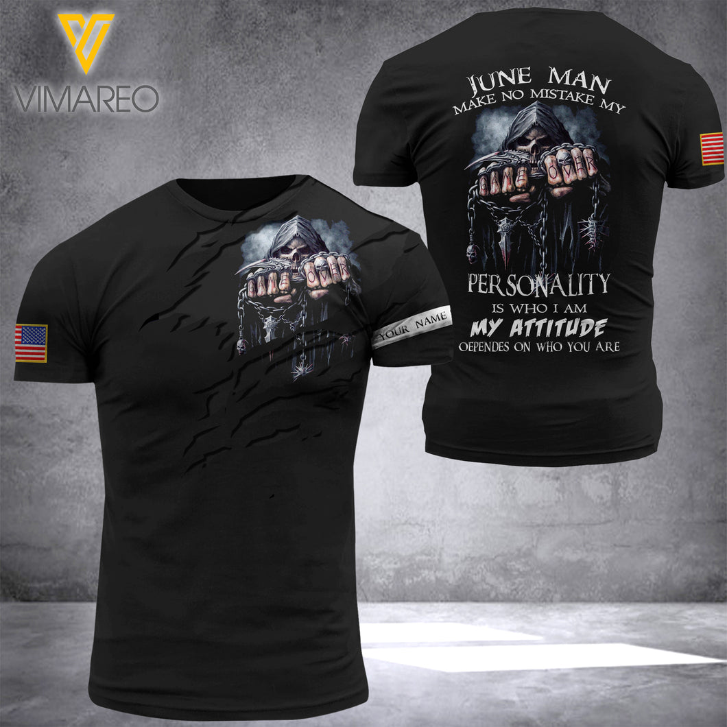 June Man Customized 3D PRINTED SHIRT TVM