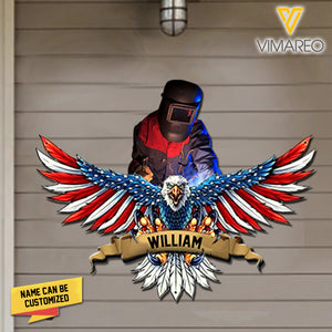Personalized Welder Metal Sign SEP-QH14