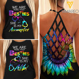 Bestie Criss-Cross Open Back Camisole Tank Top NBCEH1