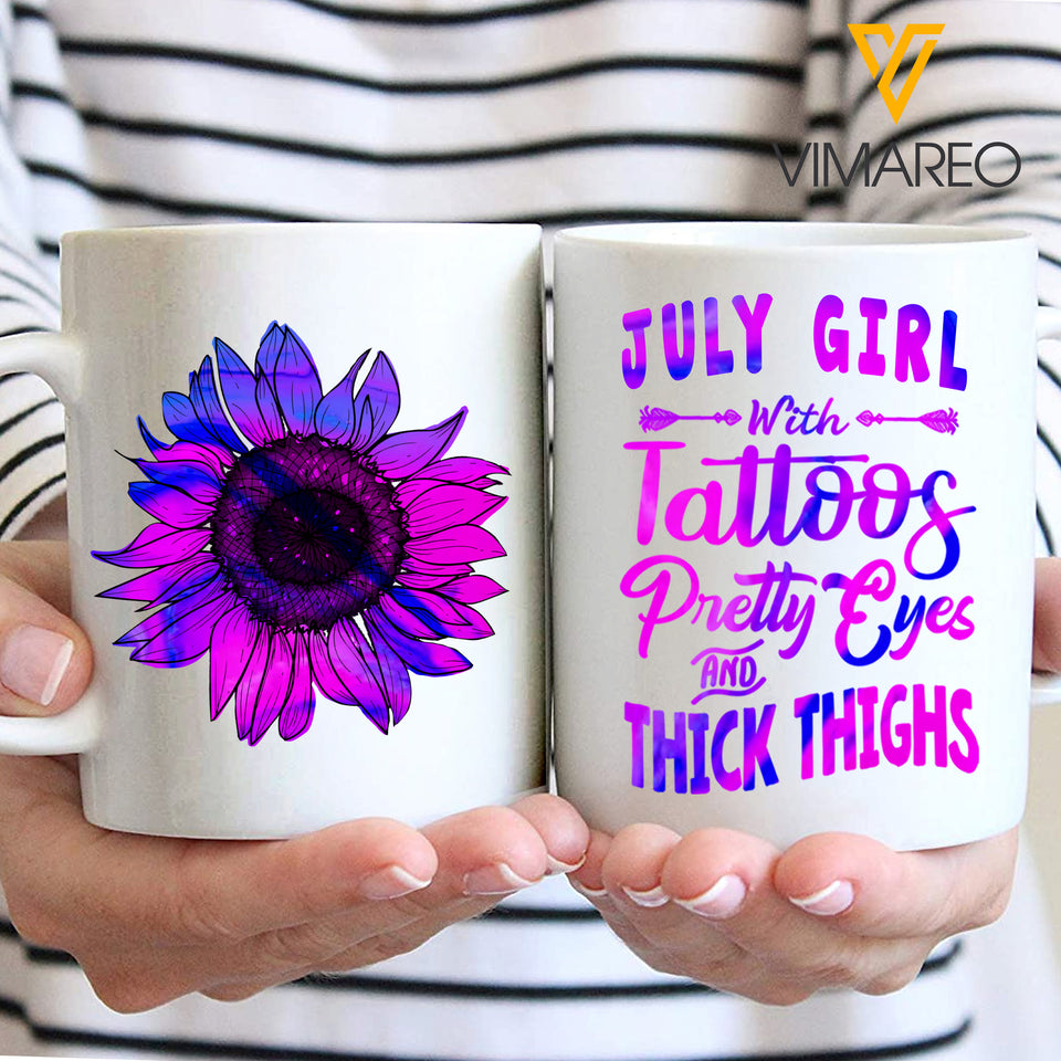 July Girl Tattoo Mug QJMUE