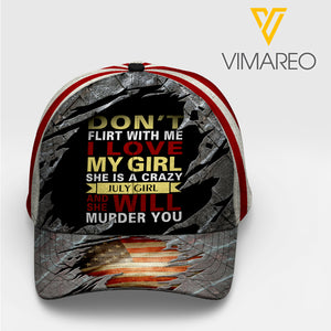 July Girl Peaked Cap 3D SEP-NL13