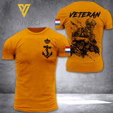 Koninklijke Marine VETERANS TSHIRT 3D PRINTED AUG-NL27