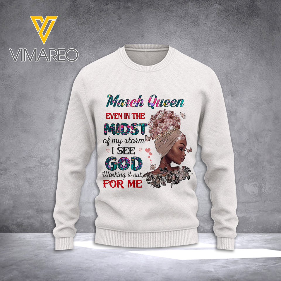 MARCH GIRL EVEN IN THE MIDST HOODIE/ SWEATER QTHC1812