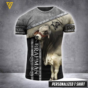 BRAHMAN CUSTOMIZE T SHIRT 3D PRINTED TMT 125